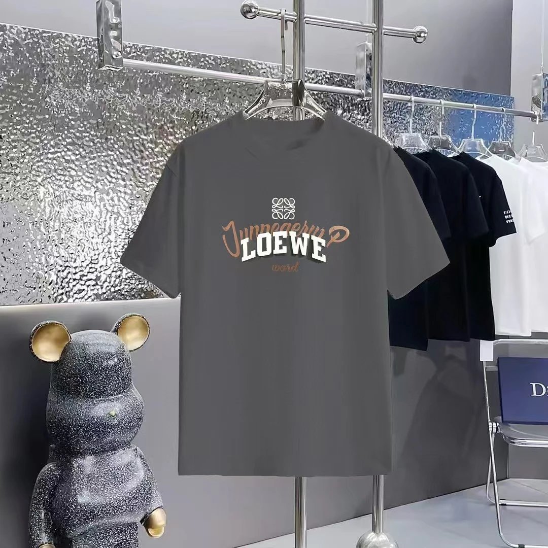 Loewe Puzzle Logo Print Black T-Shirt - 50