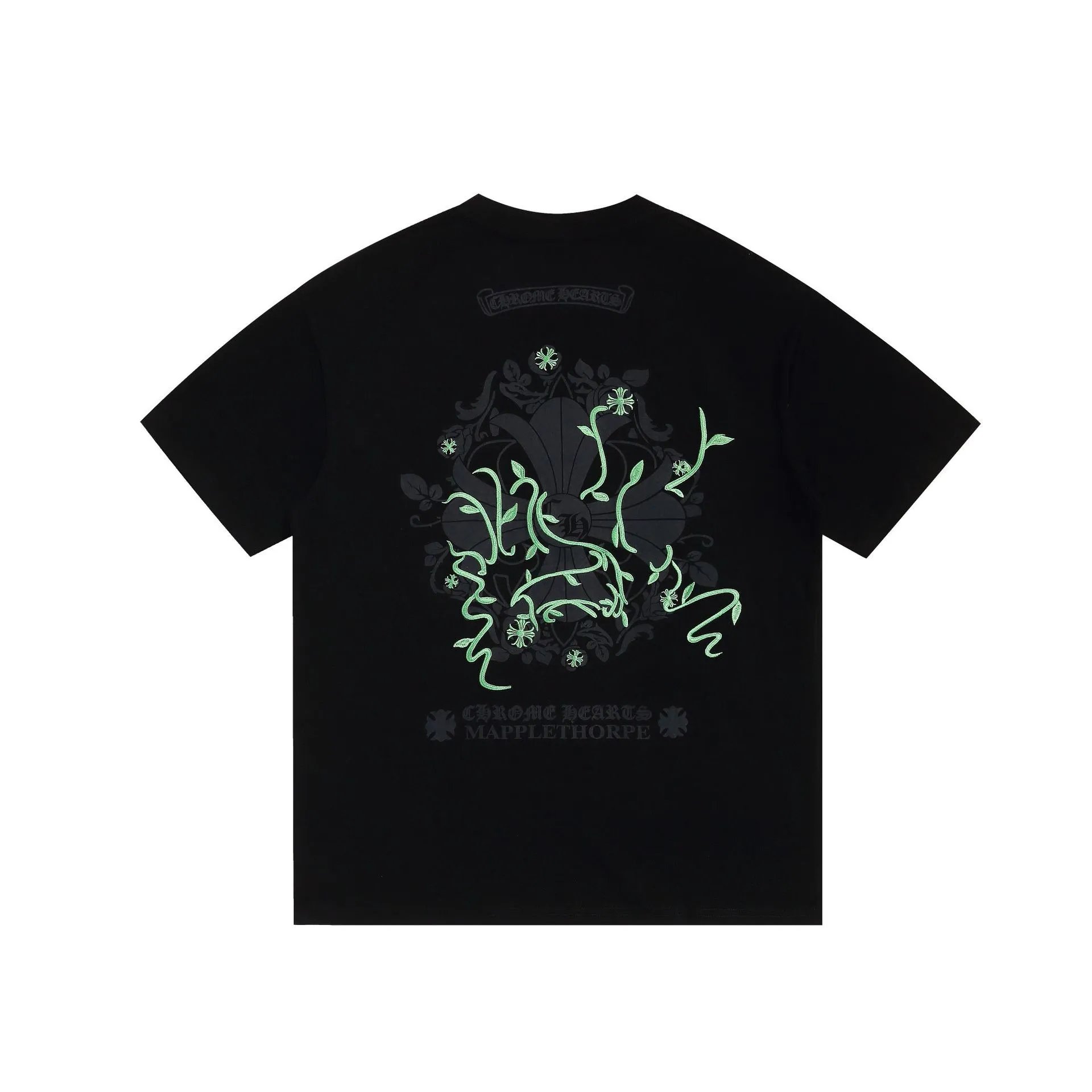 Chrome Hearts Crystal Logo White T-Shirt - 19