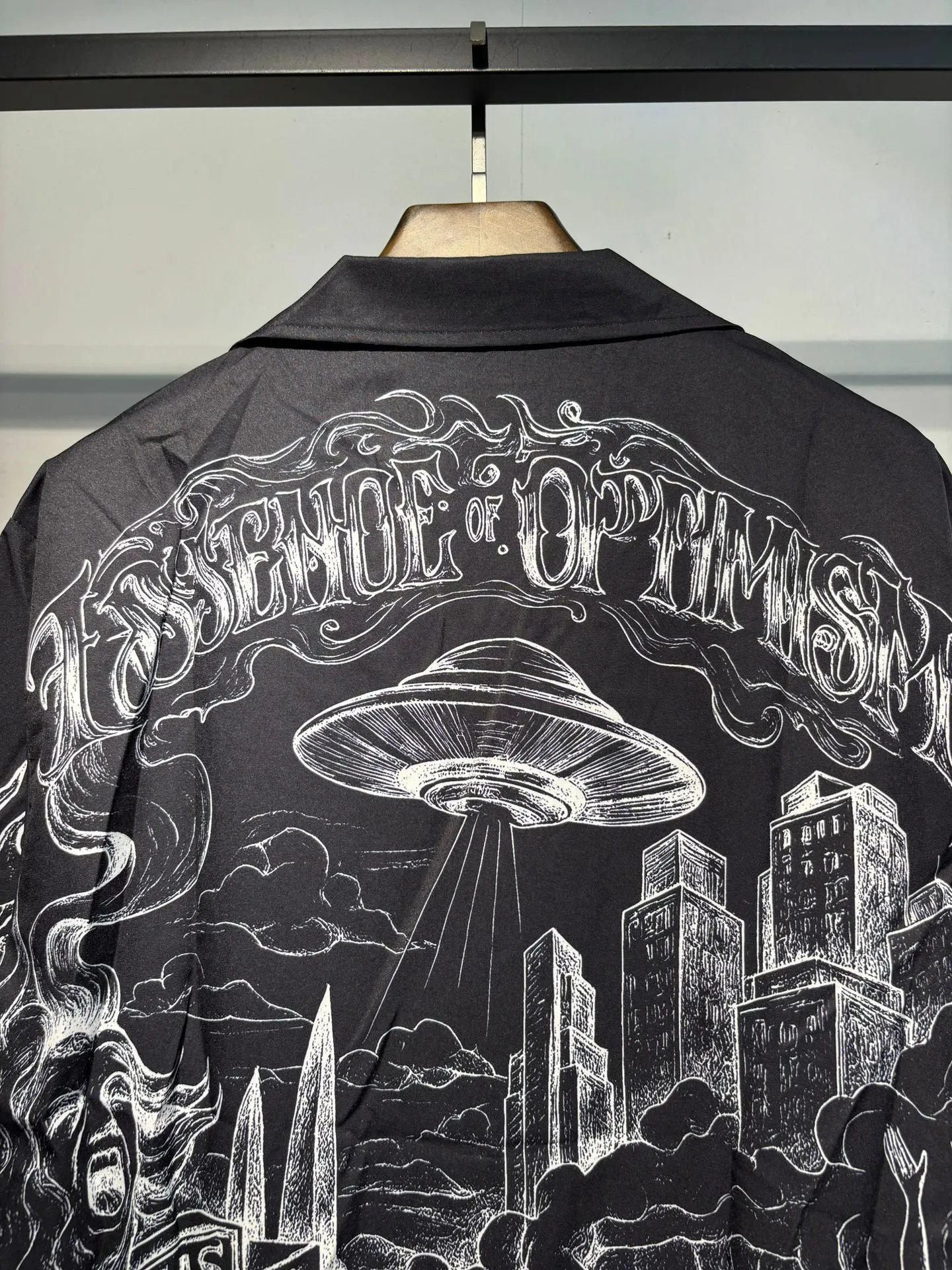 Casablanca Graphic Print Short-Sleeve Shirt Black - 26