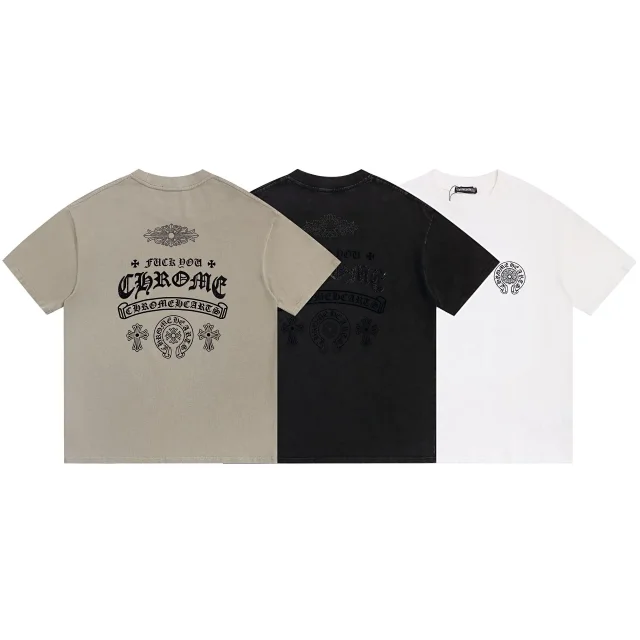 Chrome Hearts T-Shirts Embroidered Cross Graphic product detail image 23