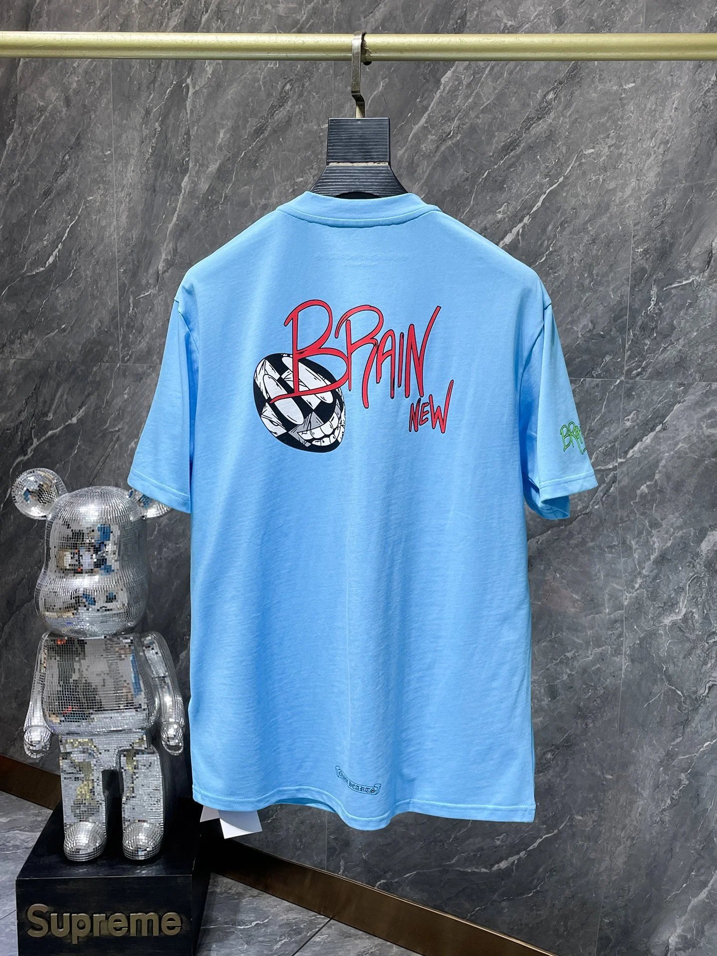 Design Sick Heart x Chain Science Red Graphic Print T-Shirt T-Shirts - 3