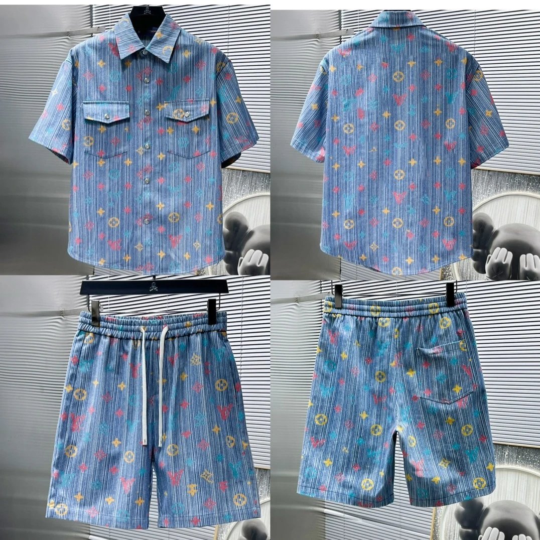 Louis Vuitton Matching Sets Short-Sleeve Shirt and Shorts Set image 3