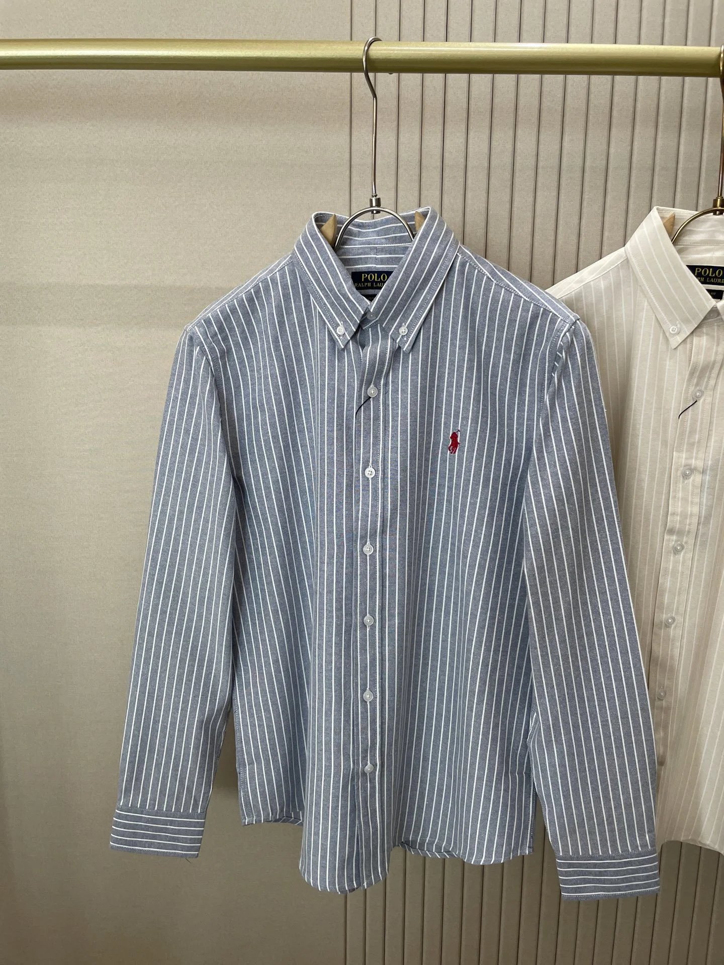 Polo Ralph Lauren Striped Oxford Shirt White - 4