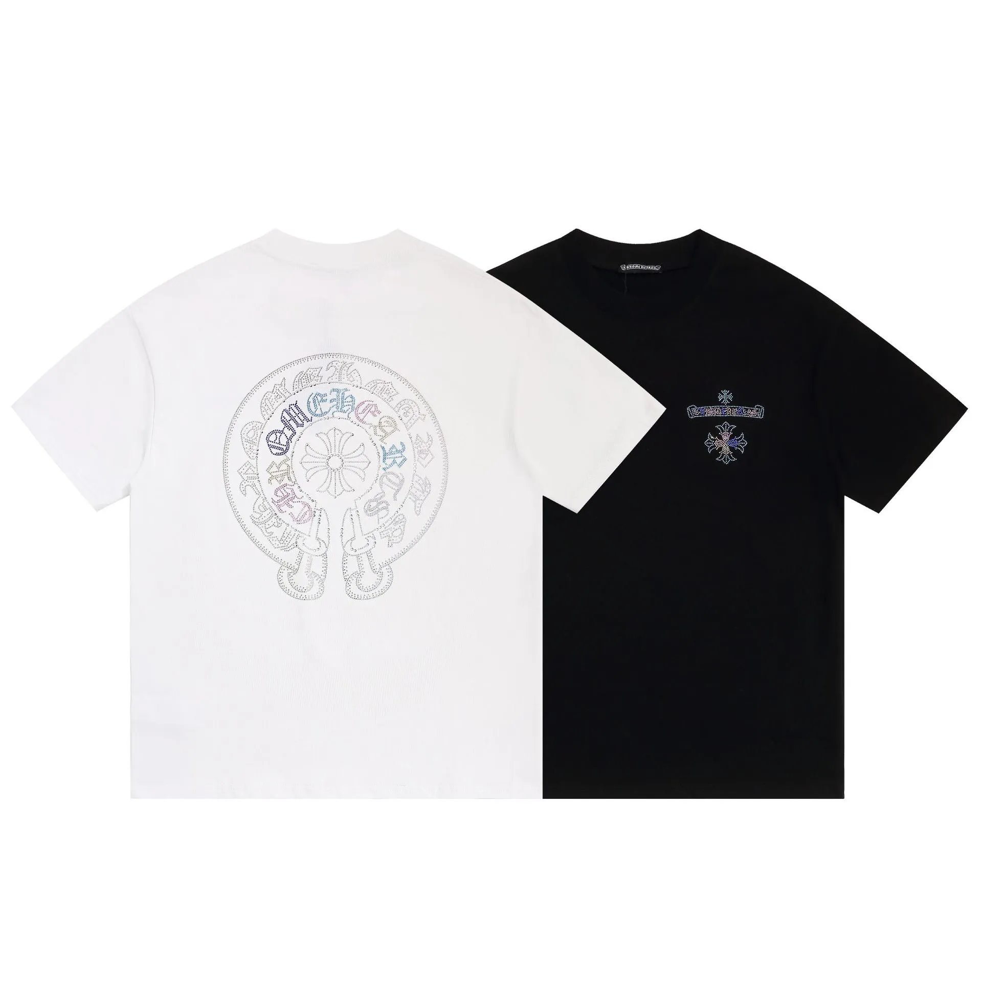 Chrome Hearts Crystal Logo White T-Shirt - 30