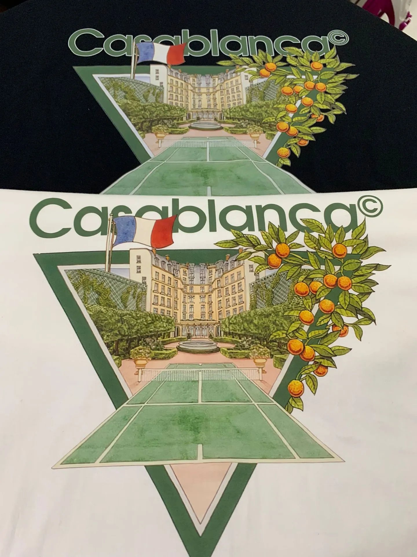 Casablanca Graphic Print Short-Sleeve Shirt Black - 9