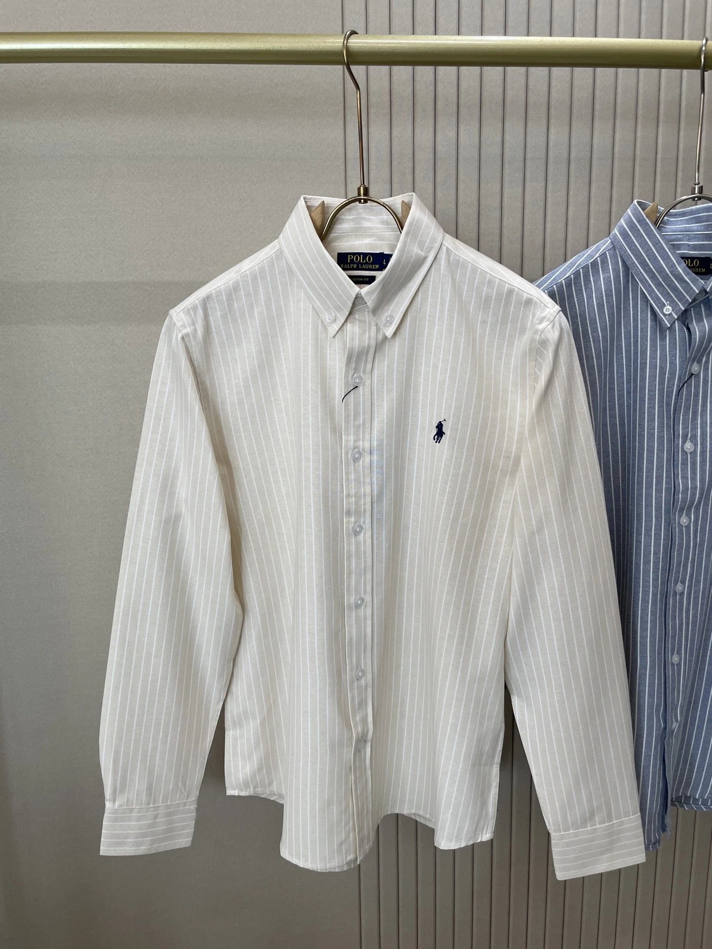 Polo Ralph Lauren Striped Oxford Shirt White - 6