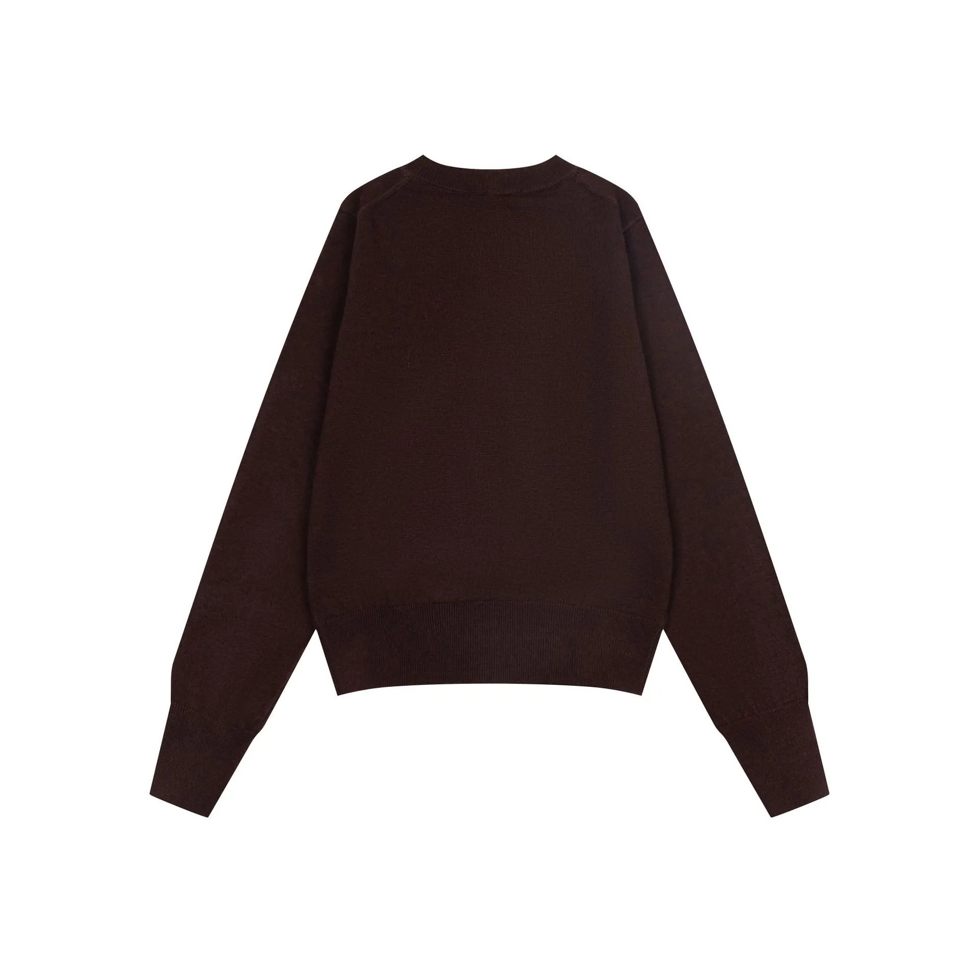 Mardi Mercredi Floral Embroidered Brown Cardigan - 11