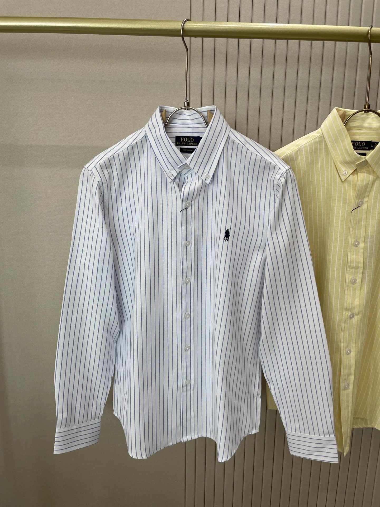 Polo Ralph Lauren Striped Oxford Shirt White - 13