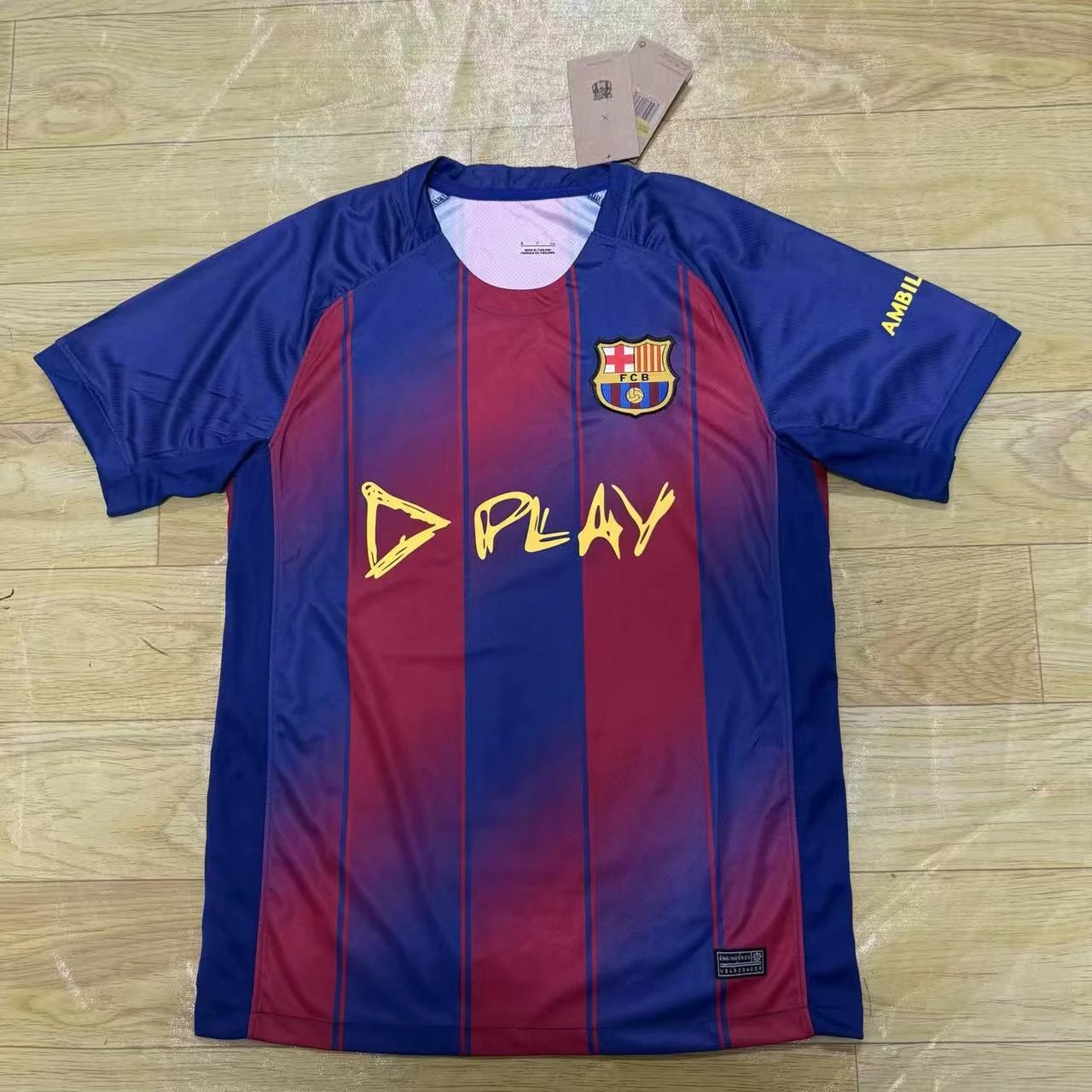 FC Barcelona Rashford #14 Home Jersey Blue Red Gradient Jersey - 2