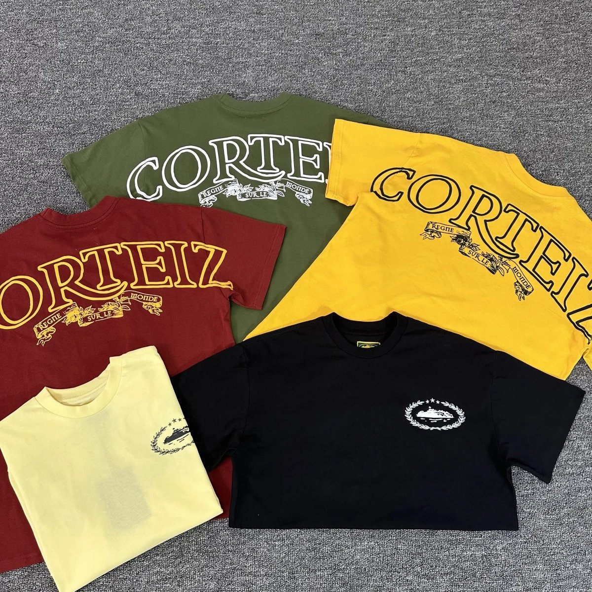 Corteiz Bold Logo Yellow T-Shirt - 14