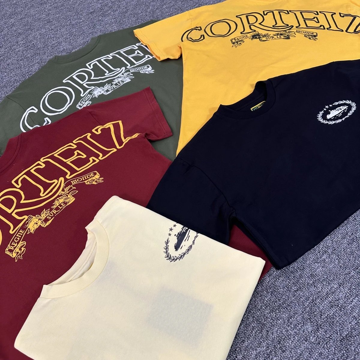 Corteiz Bold Logo Yellow T-Shirt - 15
