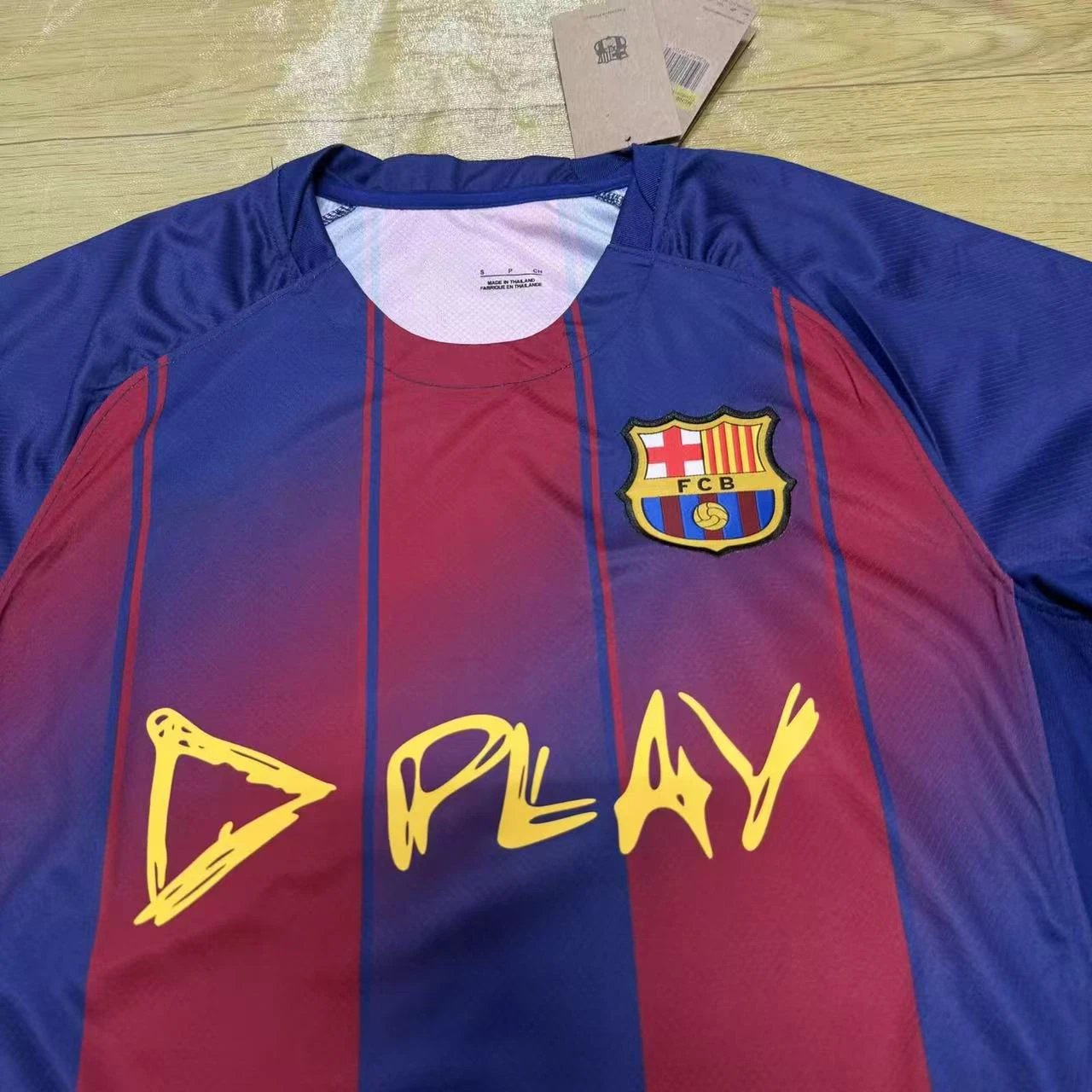 FC Barcelona Rashford #14 Home Jersey Blue Red Gradient Jersey - 3