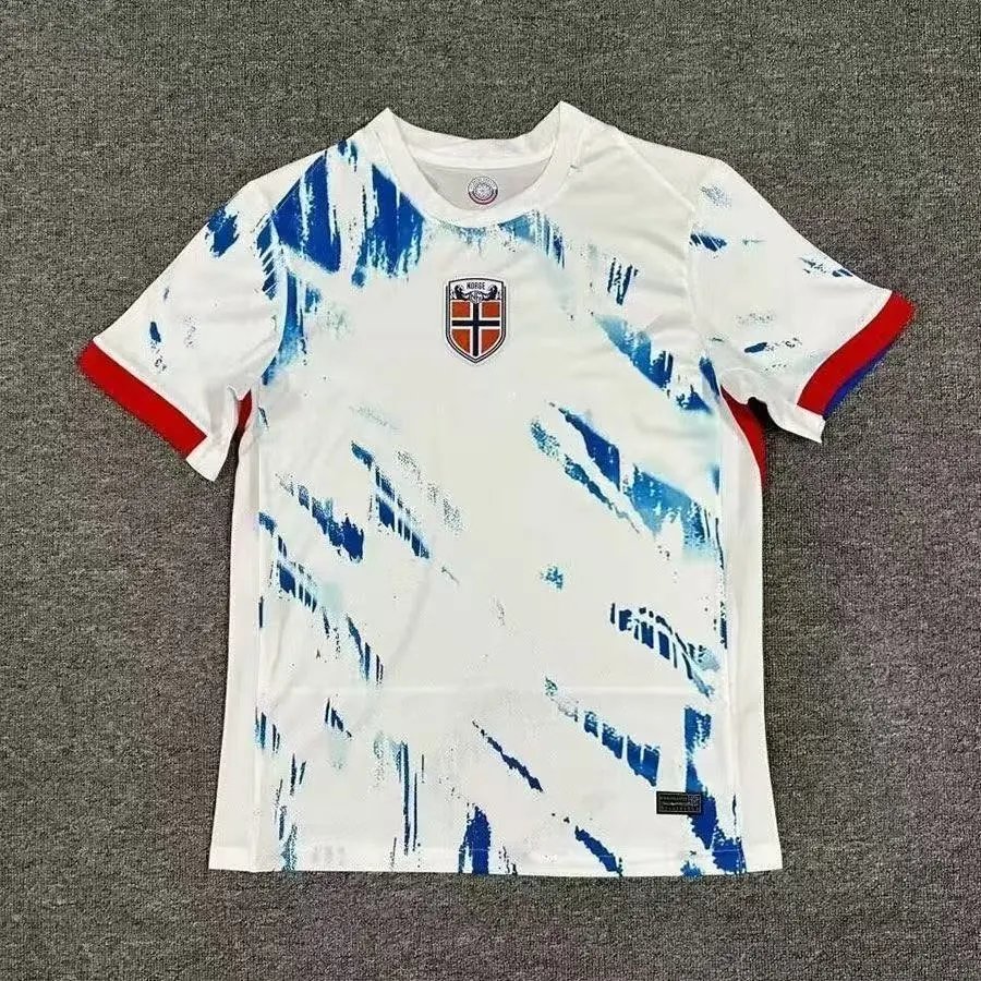 Design Norway National Team Inspired Striped Jersey Red / White / Blue Jersey - 6