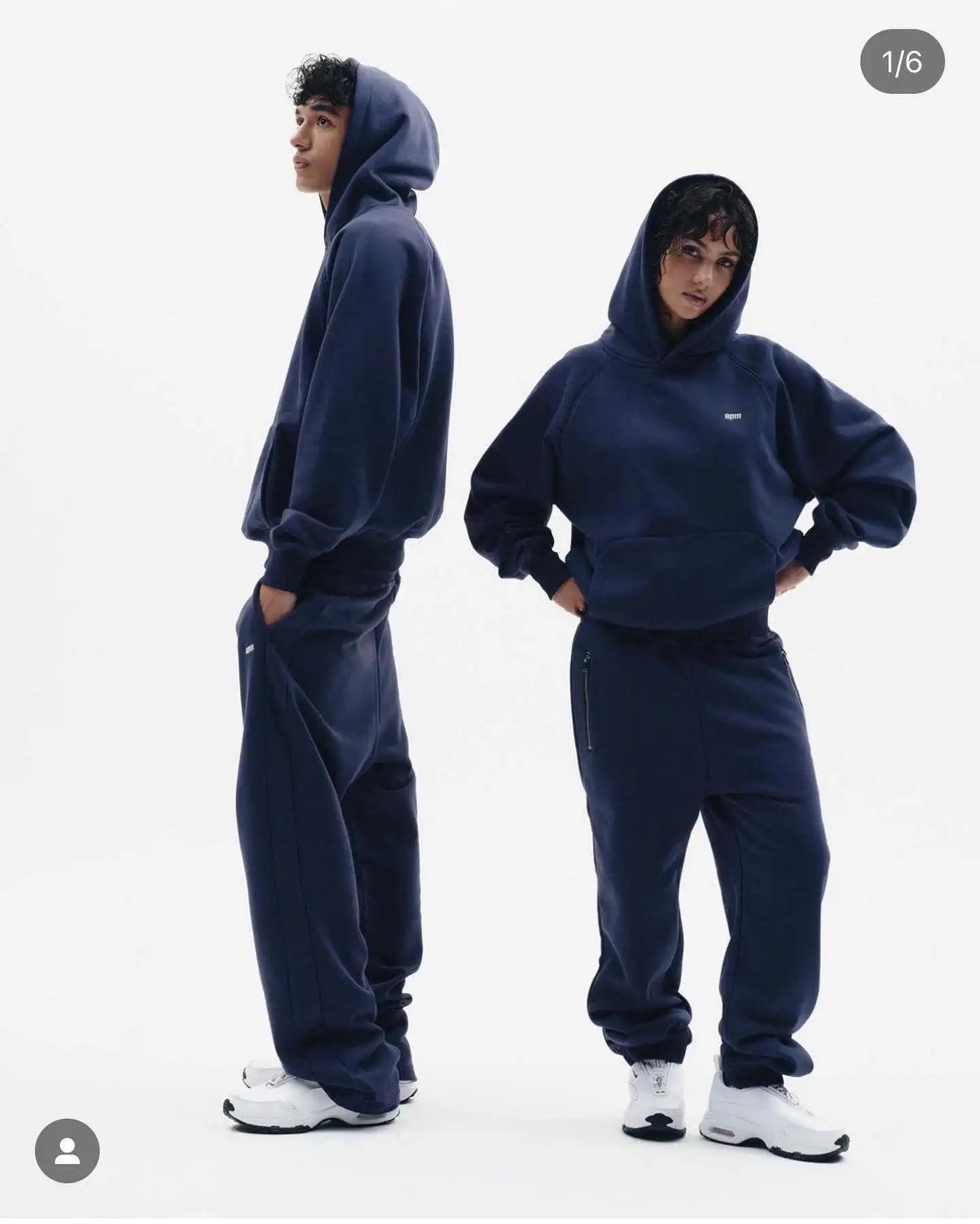 Design BPM WDG Heather Gray Hoodie and Sweatpants Set Sets - 10
