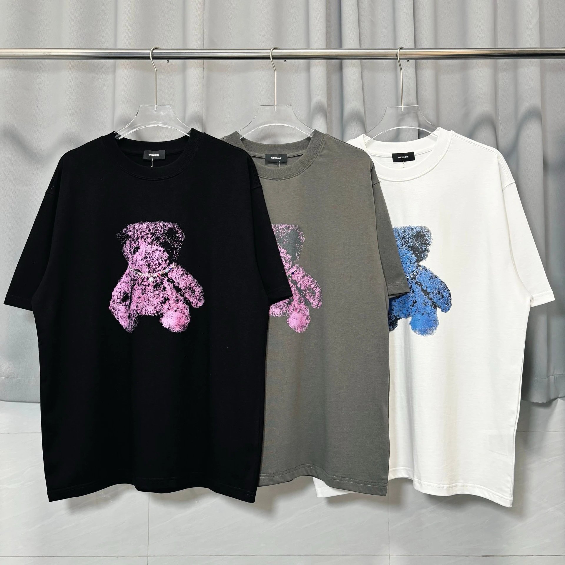 Design WE11DONE 15 06 Graphic Print White T-Shirt T-Shirts - 7