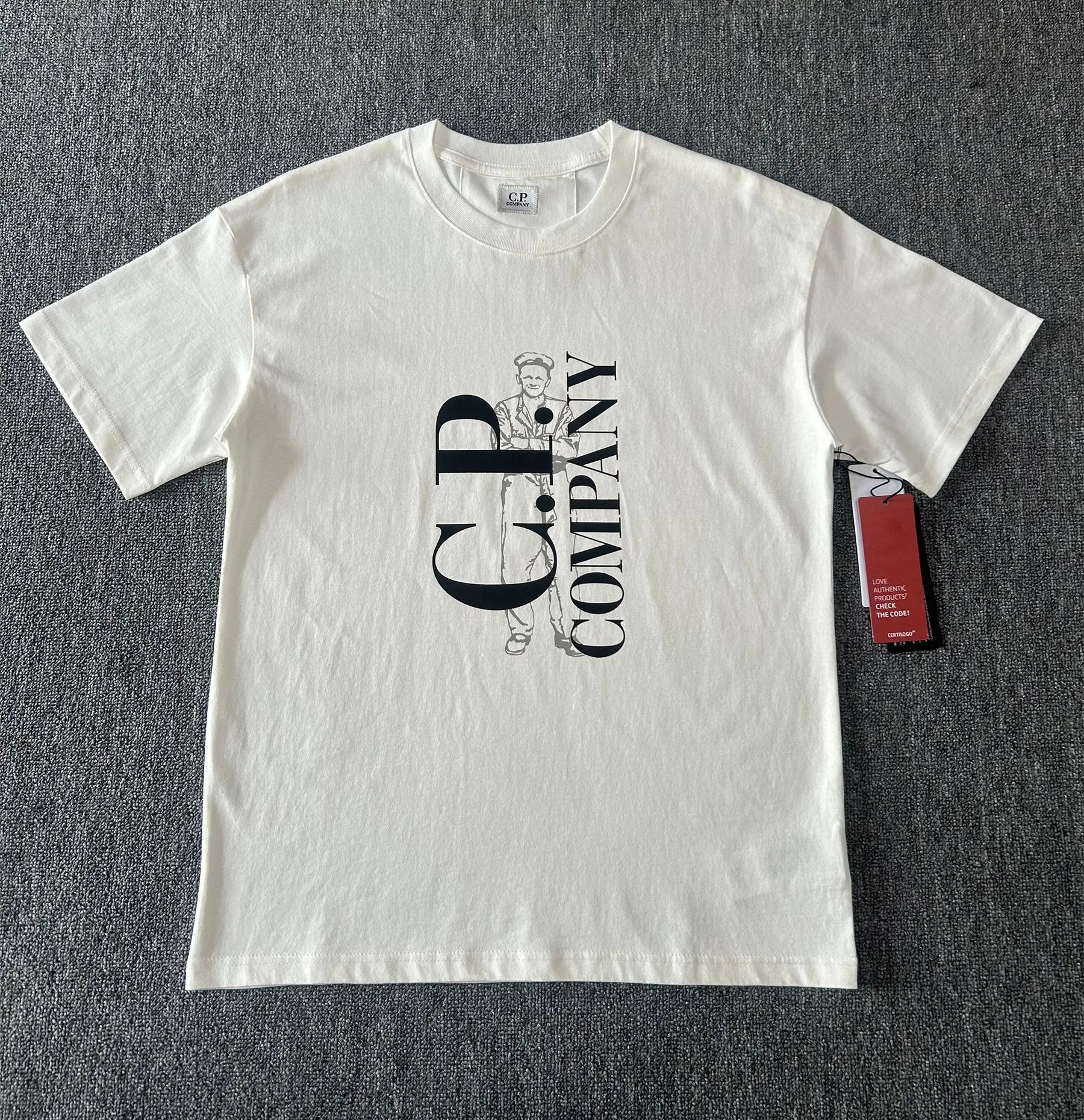 C.P. Company Patch Logo Black T-Shirt - 22