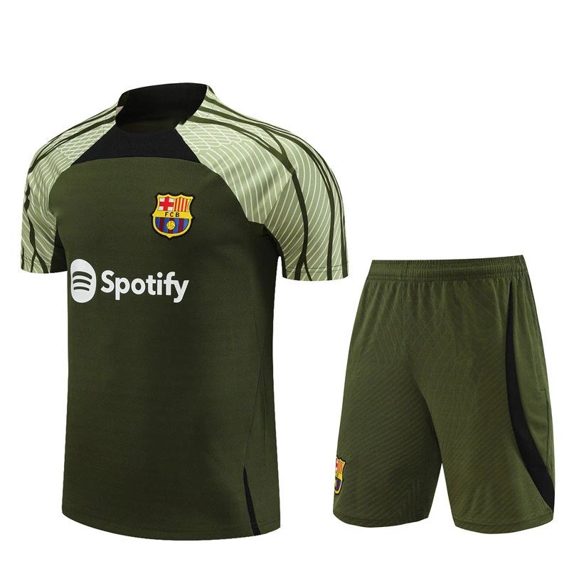 FC Barcelona x Spotify Training Jersey and Shorts Set Purple / Navy - 8
