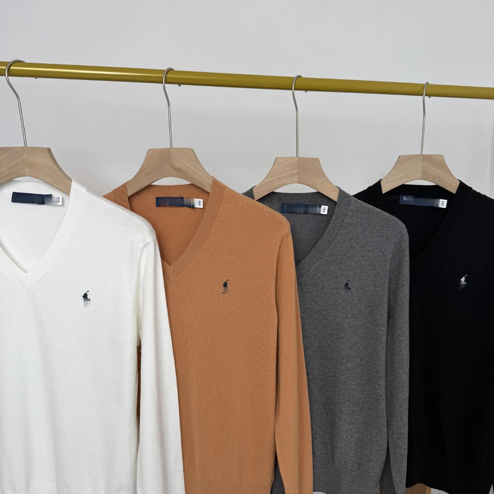 Polo Ralph Lauren V-Neck Sweater Camel - 4