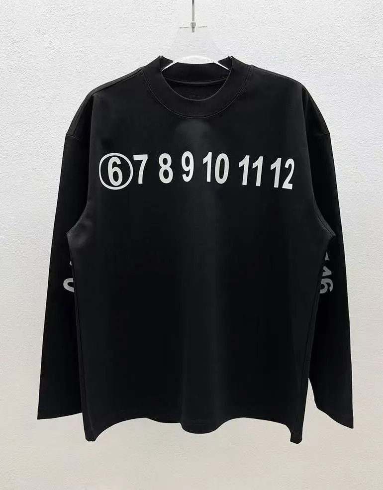Alexander Wang Logo Long Sleeve T-Shirt Black - 11