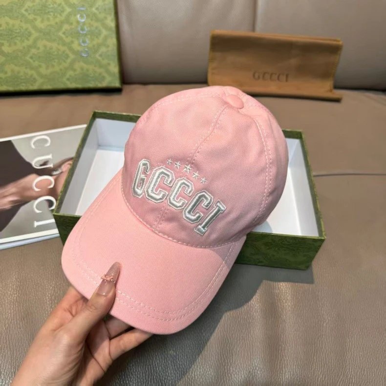 Gucci Embroidered Logo Black Baseball Cap - 8