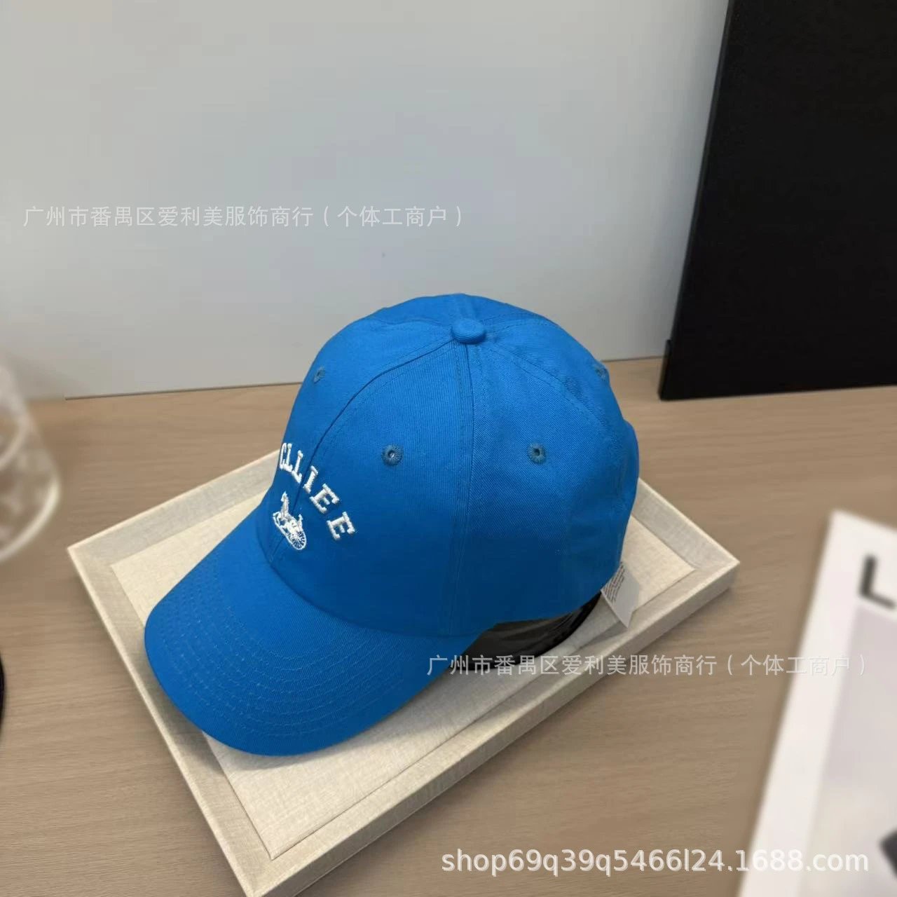 Design CLLIEE Embroidered Horse Carriage Logo Baseball Cap Army Green Baseball Cap - 8
