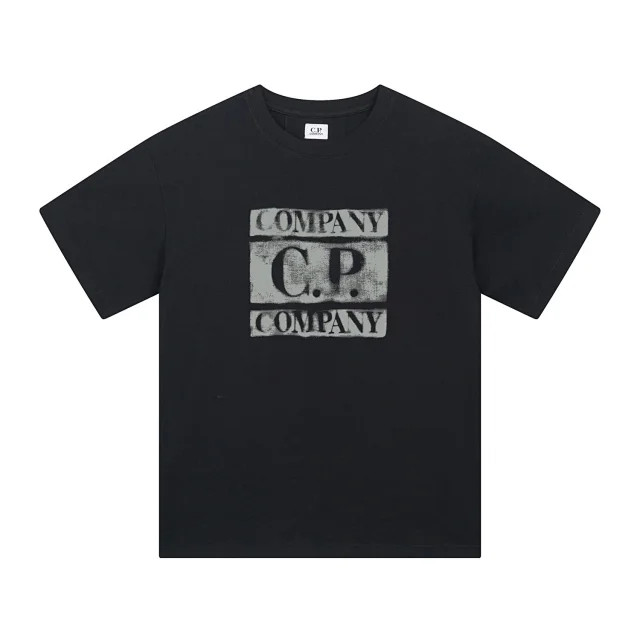 C.P. Company T-Shirts Logo Print Crewneck Short-Sleeve T-Shirt product detail image 55