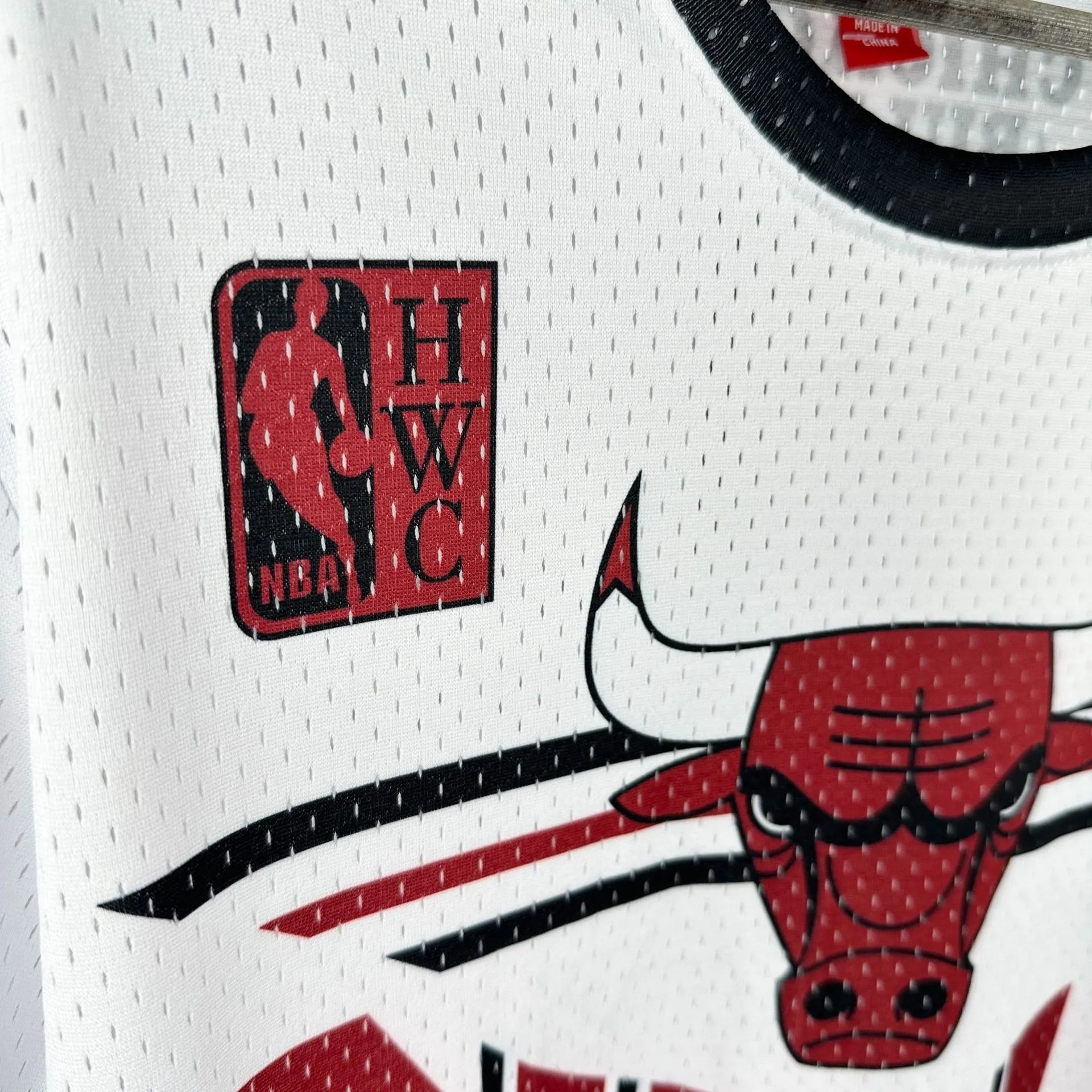Mitchell & Ness Houston Rockets Throwback Mesh Jersey White - 28
