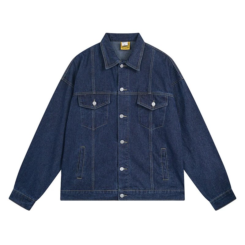 Design Denim Jacket Black with Outline C+Star Graphic Outerwear - 6