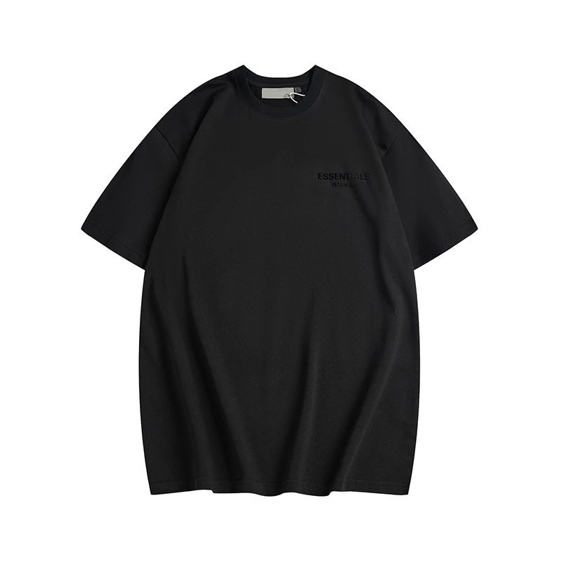 Fear of God Essentials Logo Print Oversized T-Shirt Beige - 8