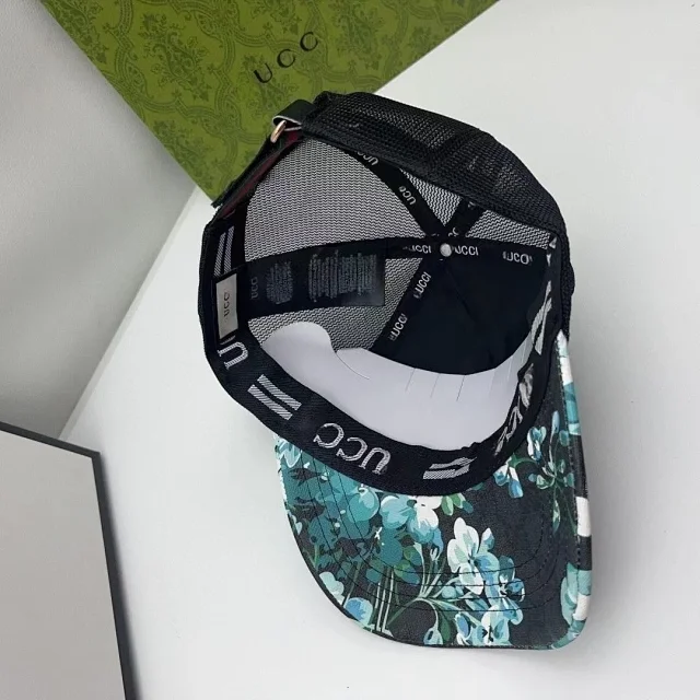 Gucci Hats Mesh Baseball Cap with Animal Embroidery product detail image 6