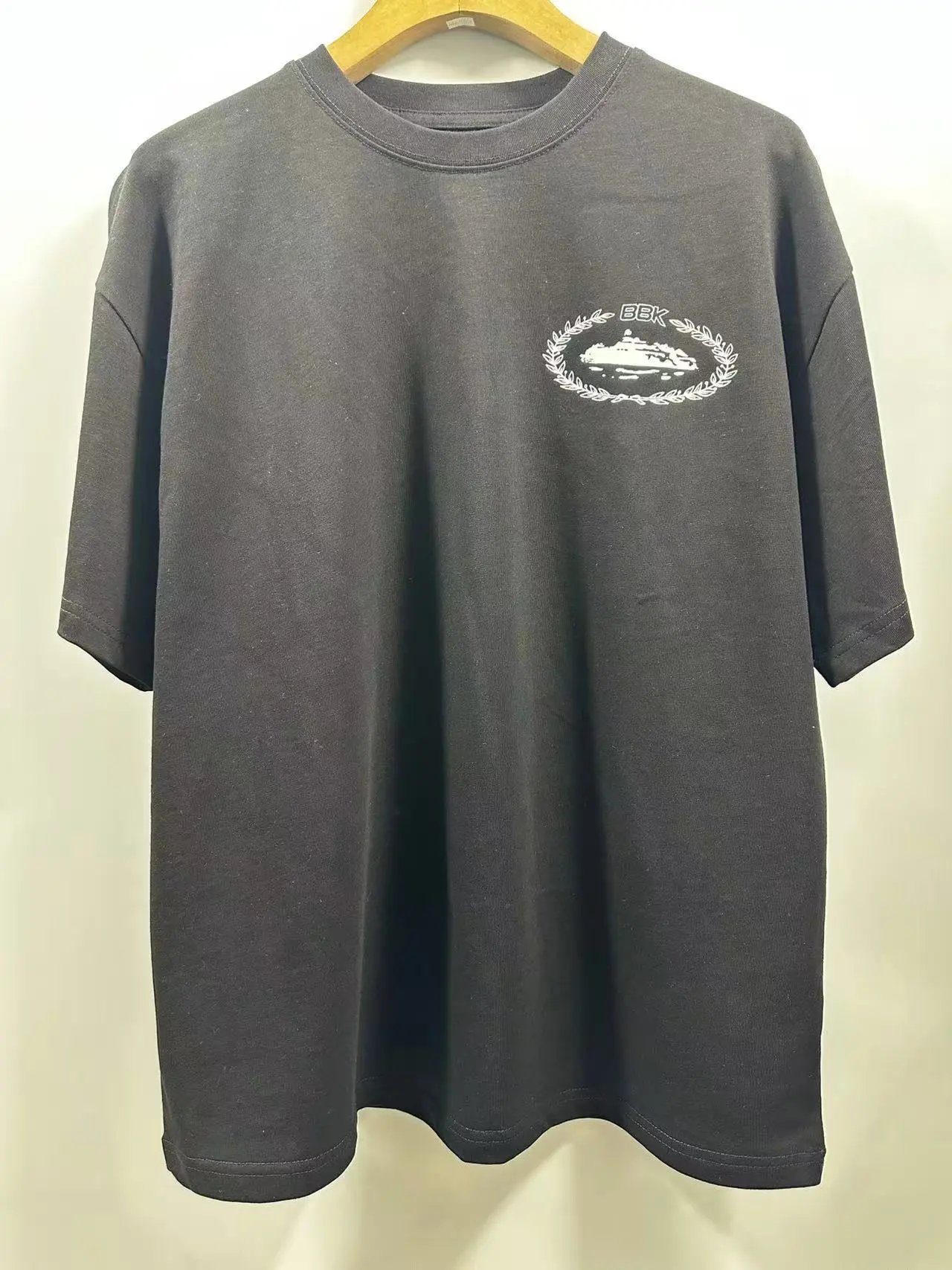 Design Vintage Ship Logo Olive T-Shirt - 9