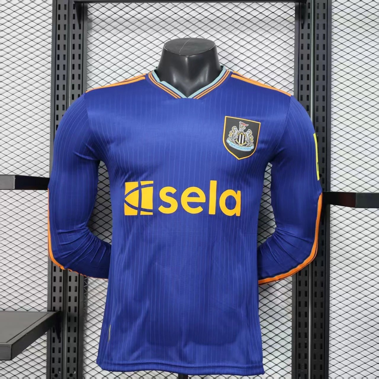 Inter Milan 2024-25 Third Jersey White Blue Geometric Pattern Long-Sleeve Jersey - 11