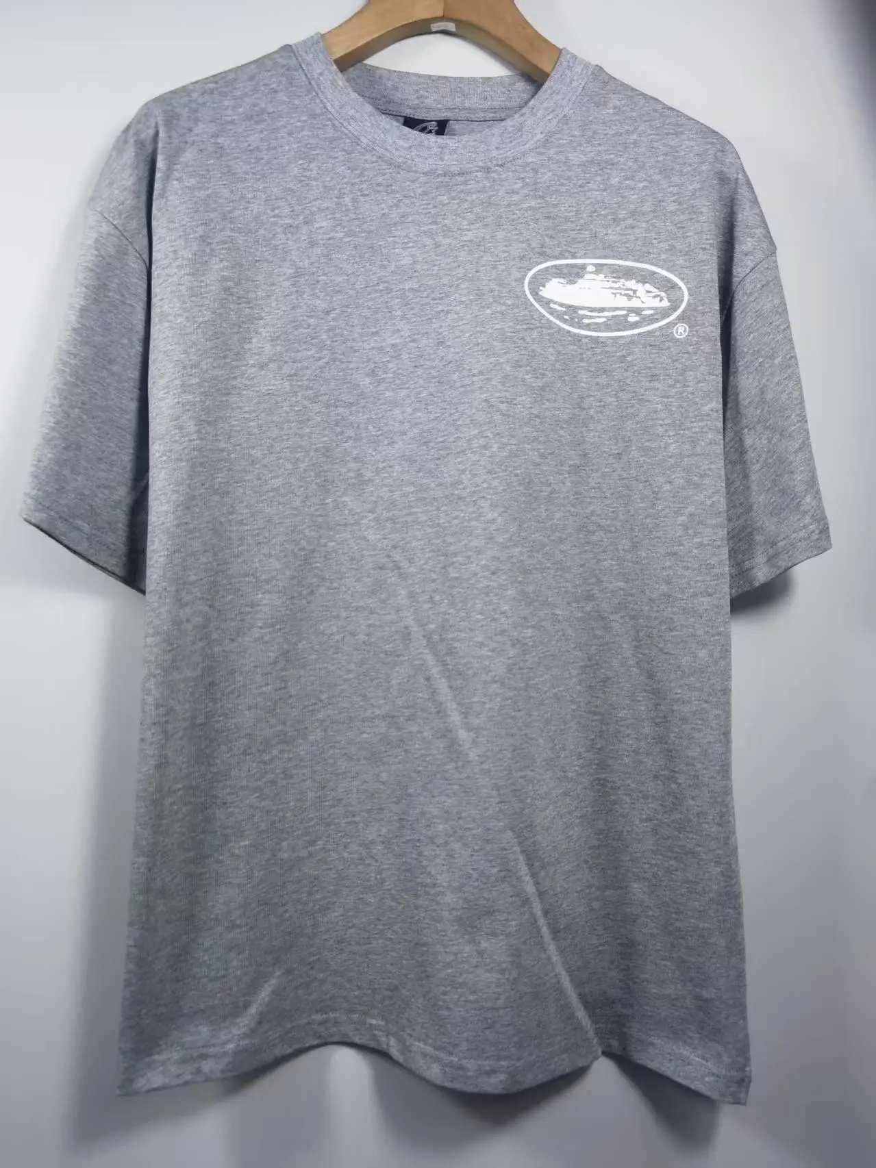 Design Vintage Ship Logo Olive T-Shirt - 17