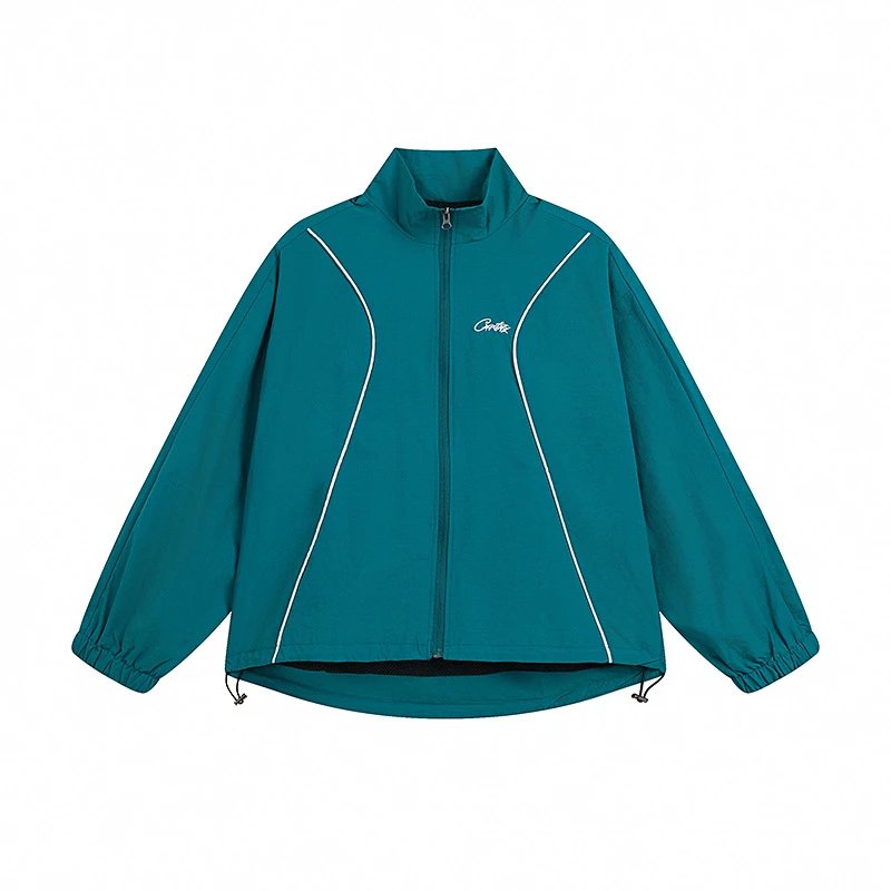 Design CRTZ Windbreaker Jacket Army Green Outerwear - 23