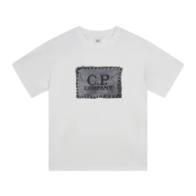 C.P. Company T-Shirts Logo Print Crewneck Short-Sleeve T-Shirt product detail image 56