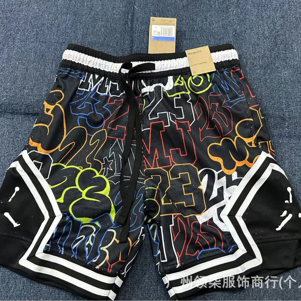 Unbranded Shorts Mesh Graphic Basketball image 2