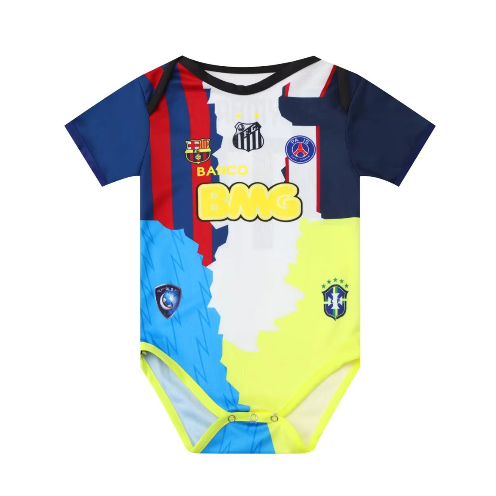 CBF Brazil National Team Infant Bodysuit Yellow / Green Clothing - 14