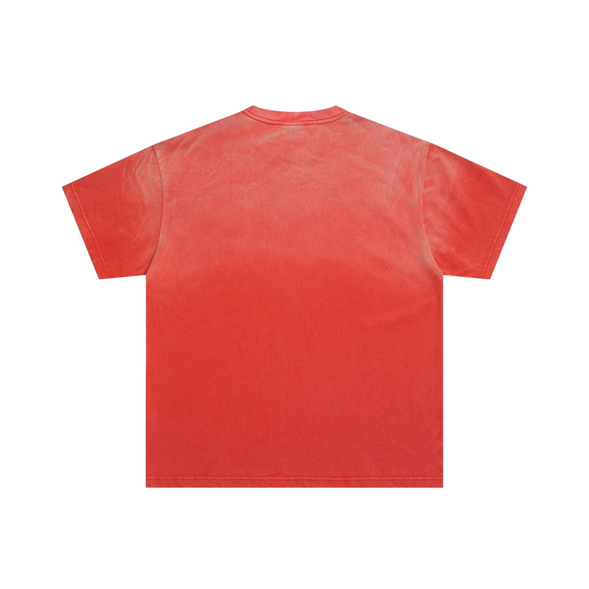 Design Peace Magazine Print T-Shirt White with Red Trim - 7