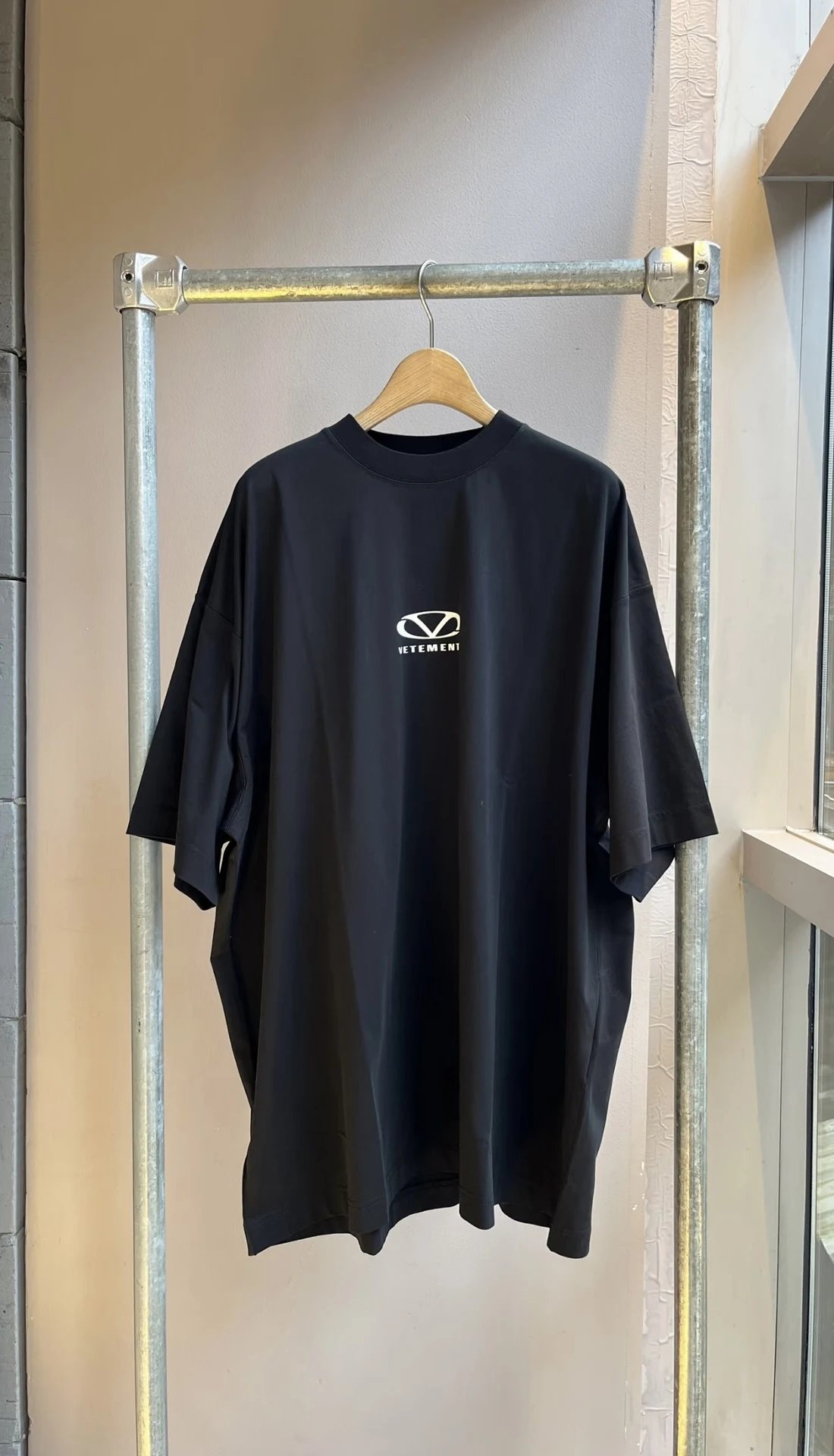 Design Oversized Graphic Print Gray T-Shirt - 9