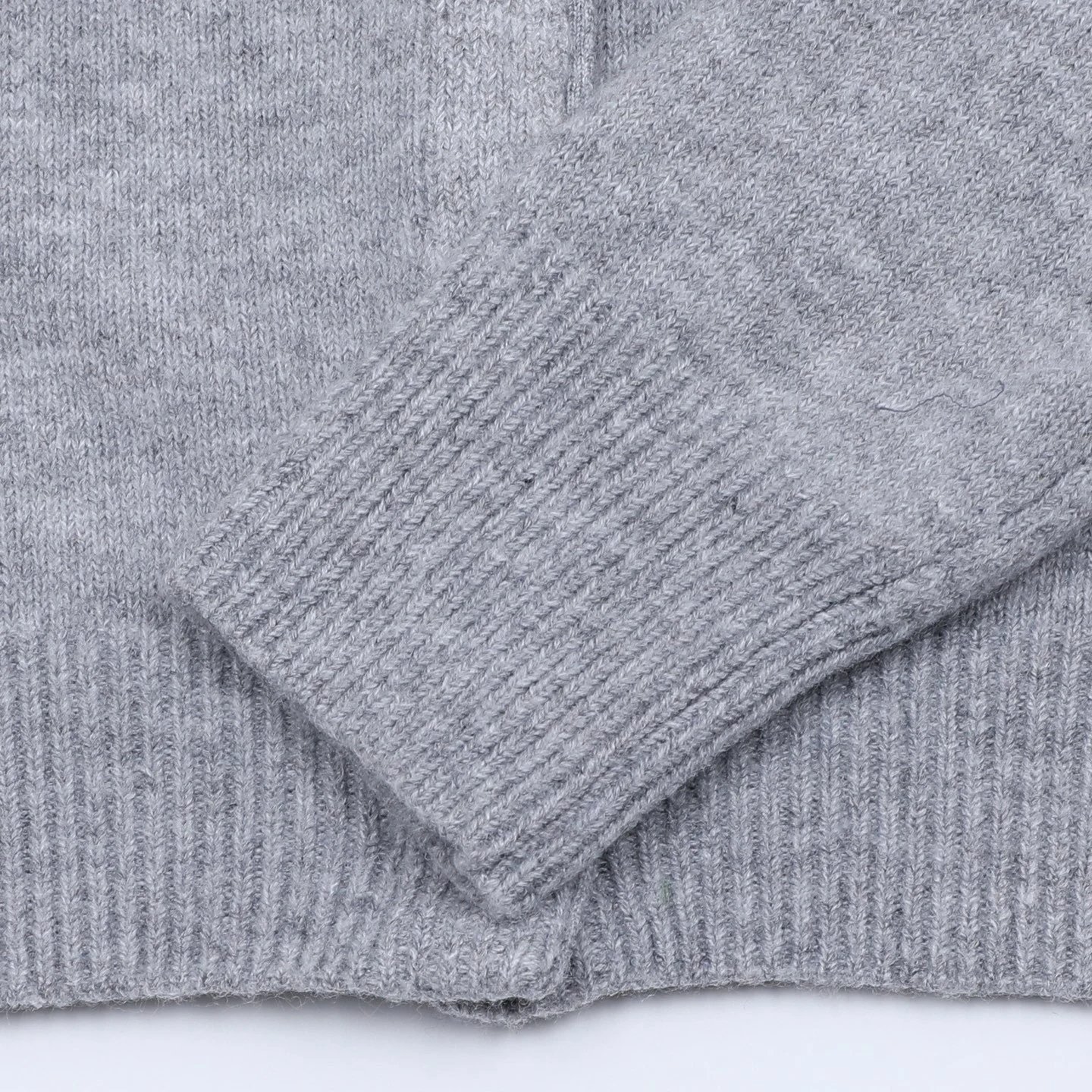 Mardi Mercredi Heart Embroidered Gray Cardigan - 6
