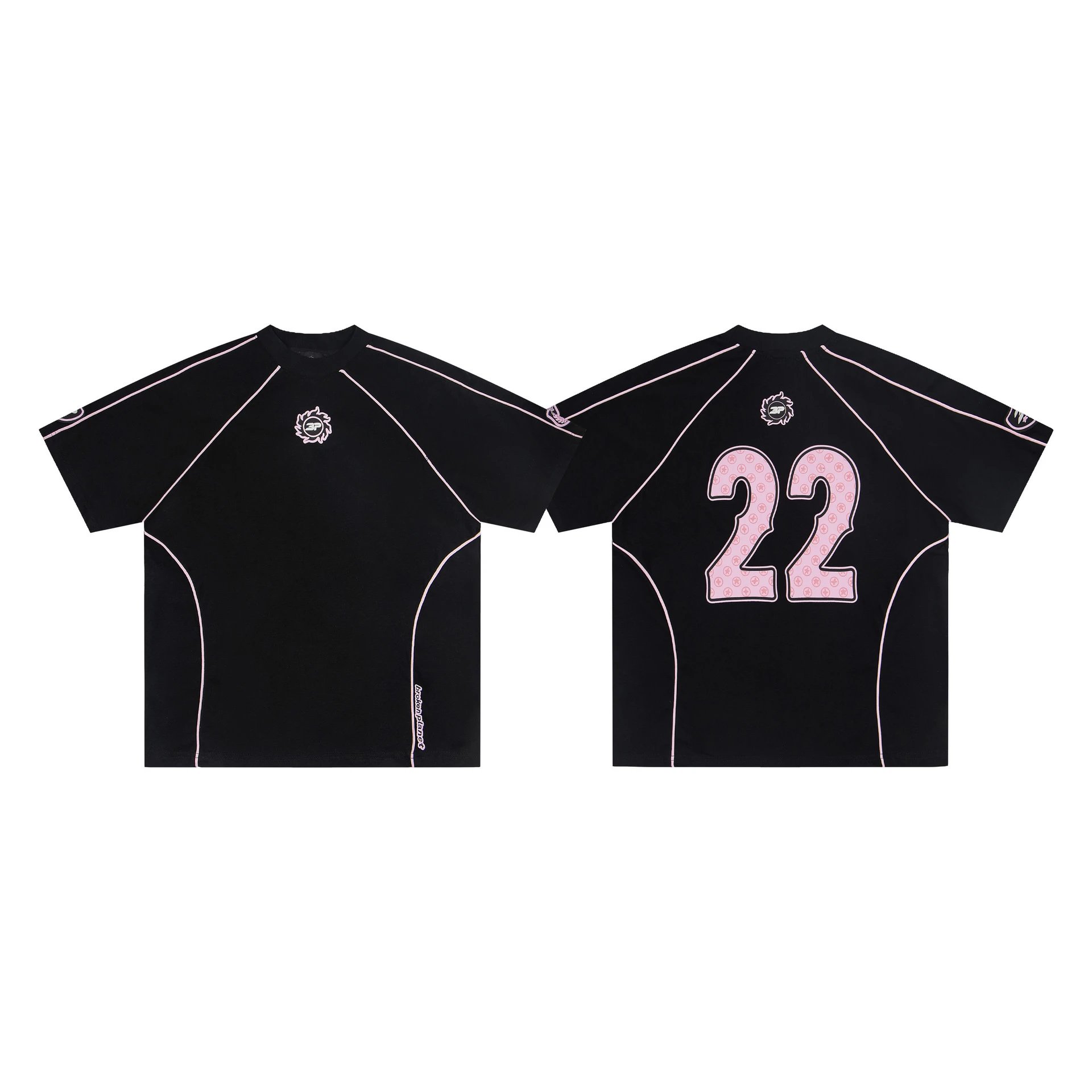 Design 3F x Baker Mayfield Jersey Black White Number 22 Football Jersey - 3