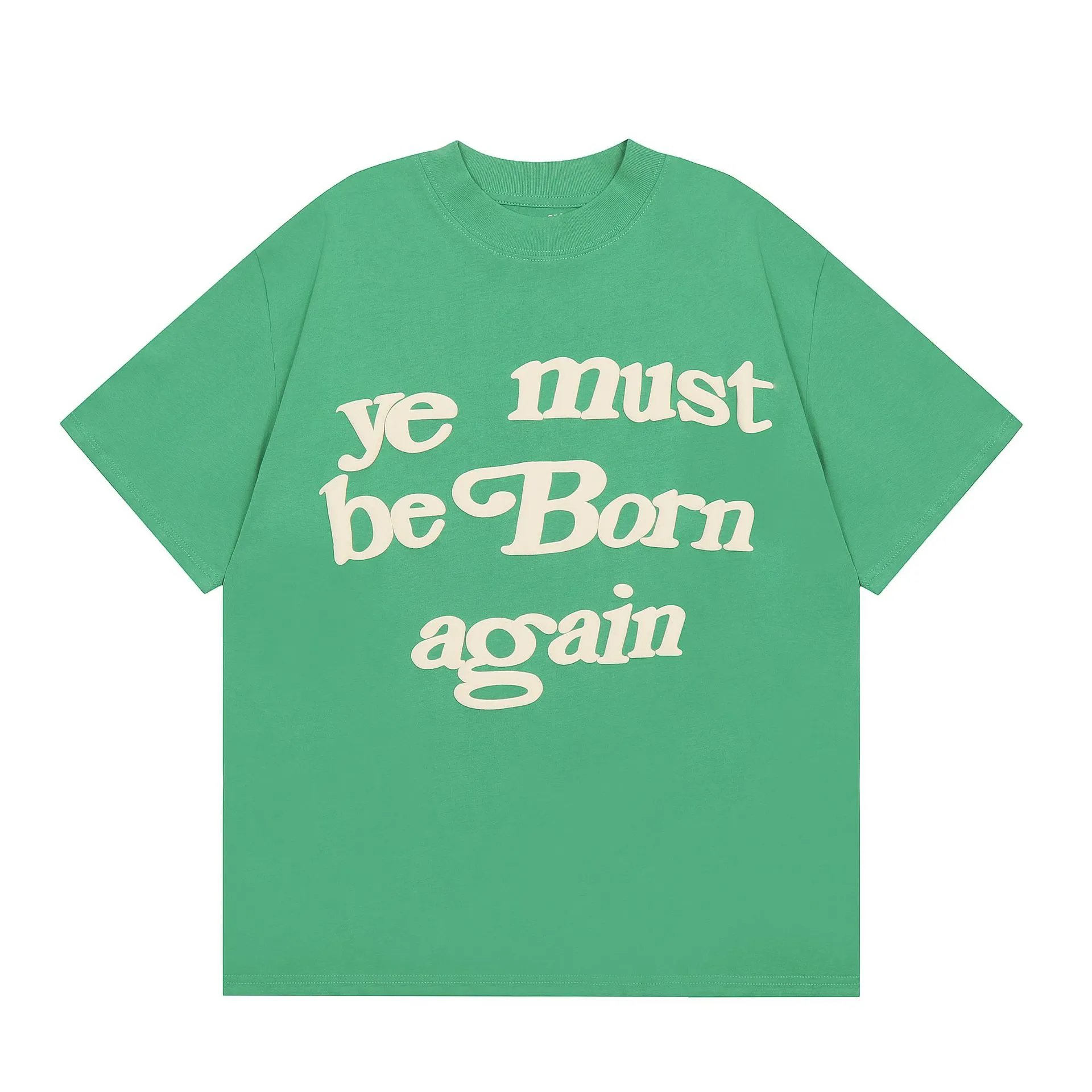 Fear of God Essentials Ye Must Be Born Again T-Shirt Olive Green - 29