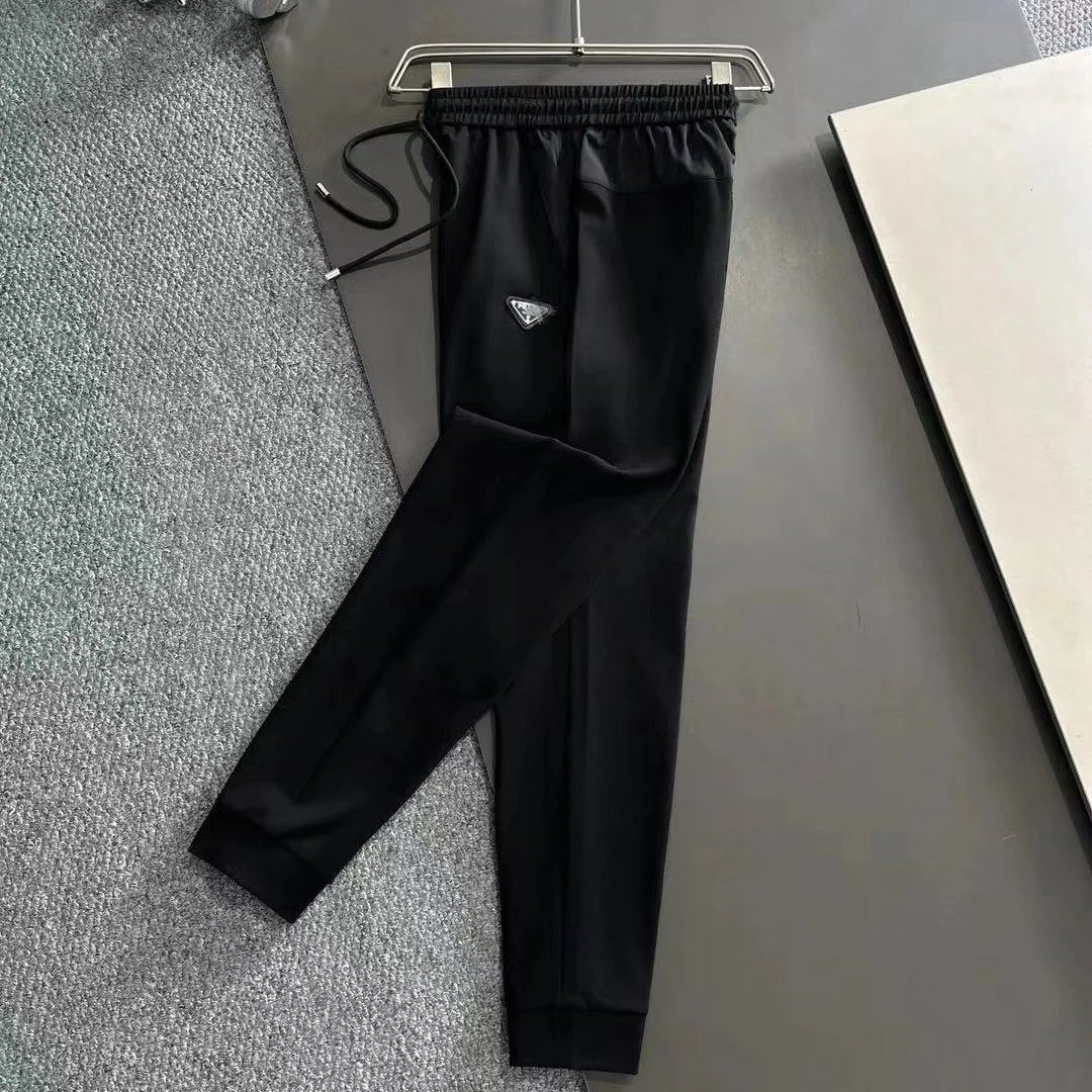 Prada Re-Nylon Joggers Black Sweatpants - 10