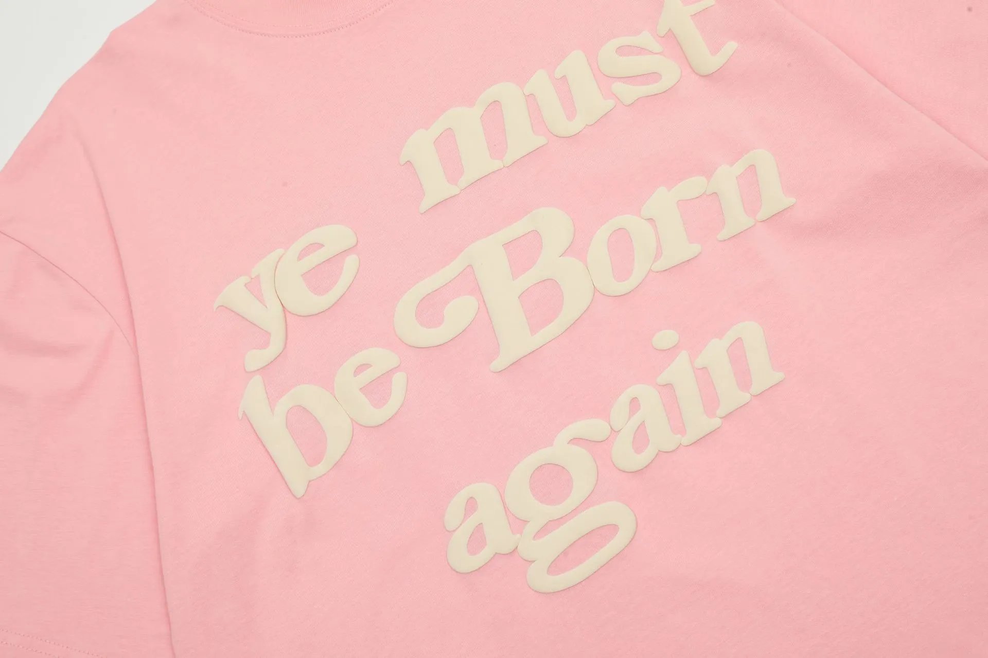 Fear of God Essentials Ye Must Be Born Again T-Shirt Olive Green - 41