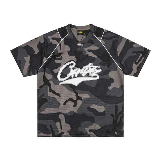 Corteiz T-Shirts Alcatraz logo mesh sports jersey product detail image 3