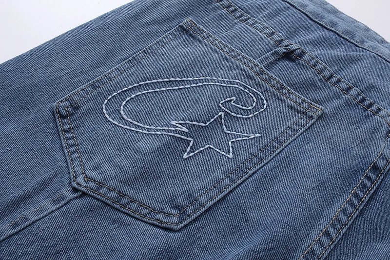 Design Denim Jacket Black with Outline C+Star Graphic Outerwear - 29