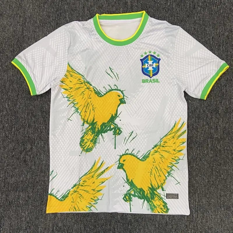 Nike Football Jerseys Club and National Team Designs — 22-23 White Brazil Special Edition