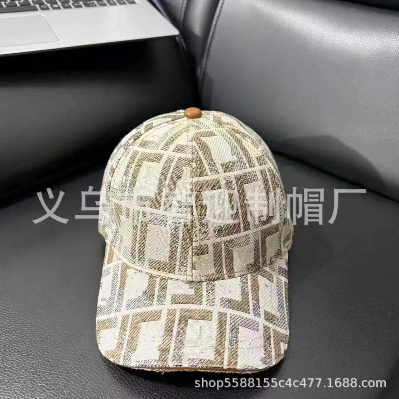 Design Abstract Geometric Print Baseball Cap - 9
