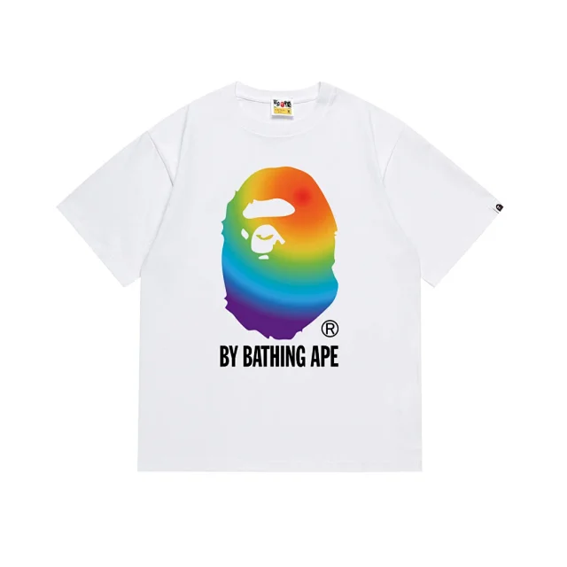 A BATHING APE T-Shirts Head Graphic Short-Sleeve T-Shirt product detail image 16