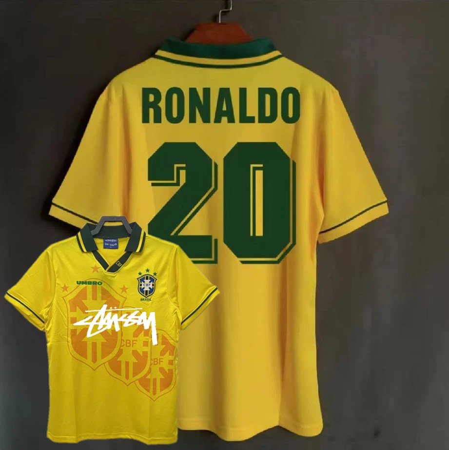 CBF Brazil National Team Ronaldinho #11 Yellow Jersey - 8